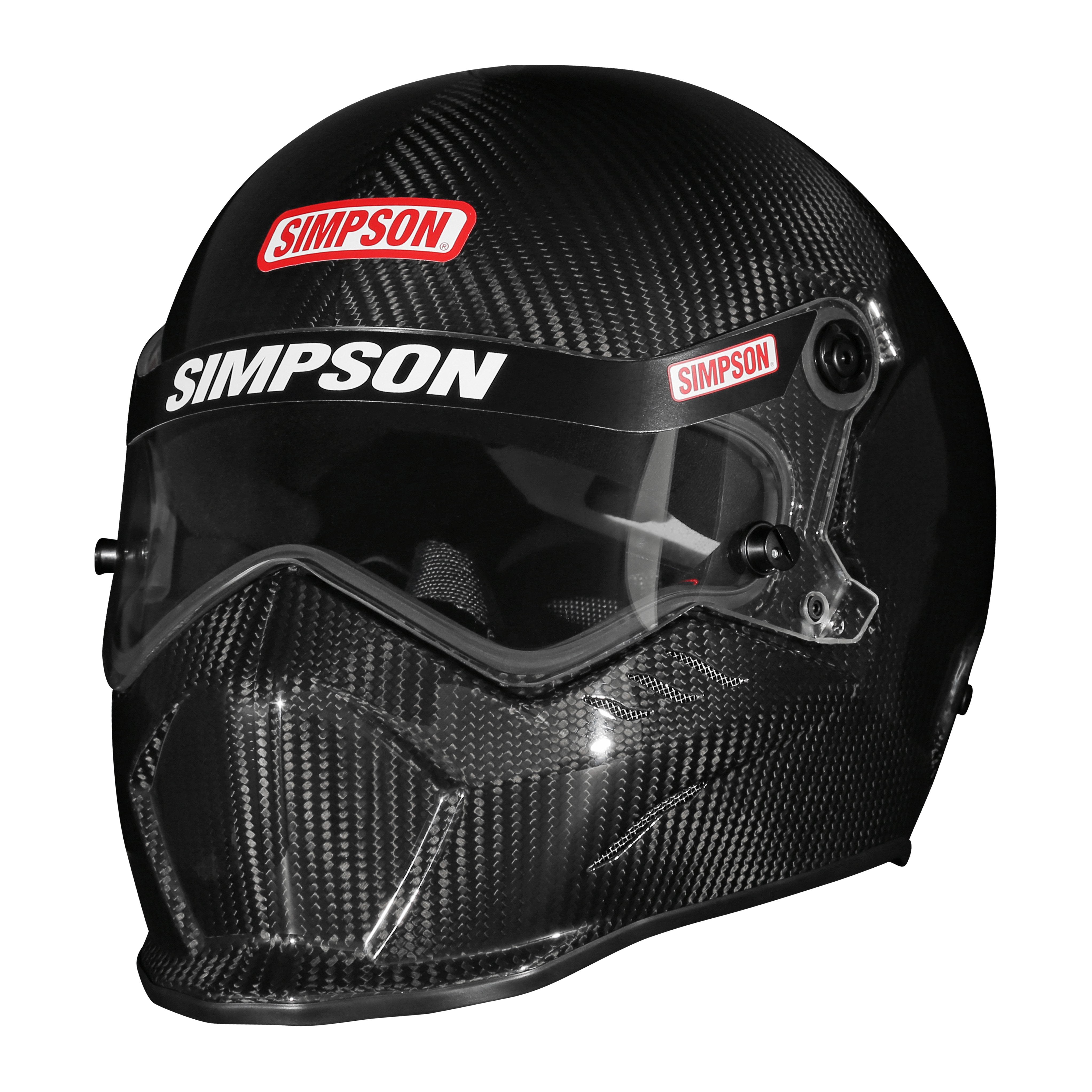 Simpson Kingsnake SA2025 Full Face Racing Helmet Carbon Fiber Medium