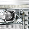 AlphaRex LUXX-Series LED Projector Headlights Chrome W/ Activation Light & Sequential Signal & DRL & Plank Style Design For 2011-2016 Ford F-350