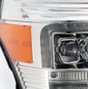 AlphaRex NOVA-Series LED Projector Headlights Chrome W/ Activation Light & Sequential Signal & Plank Style Design For 2011-2016 Ford F-350