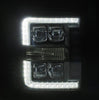 AlphaRex NOVA-Series LED Projector Headlights Chrome W/ Activation Light & Sequential Signal & Plank Style Design For 2011-2016 Ford F-350