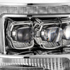 AlphaRex NOVA-Series LED Projector Headlights Chrome W/ Activation Light & Sequential Signal & Plank Style Design For 2011-2016 Ford F-350