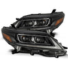 AlphaRex LUXX-Series LED Projector Headlights Black W/ Sequential Signal & DRL For 2011-2020 Toyota Sienna