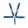 Simpson Racing Std. Latch & Link 5pt. Harness - Blue - Drop-Forged Alloy Steel