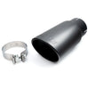 PPE 4in Black Ceramic 304 Stainless Steel Exhaust Tip For 2007.5-2010 GM 6.6L Duramax LMM