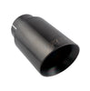 PPE 3in to 4in Black TiCN 304 Stainless Steel Exhaust Tip 7.5in Long For GM Ford Ram Gas Diesel