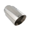 PPE 3in to 4in Polished 304 Stainless Steel Exhaust Tip 7.5in Long For GM Ford Ram Diesel