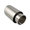 PPE 3in to 4in Polished 304 Stainless Steel Exhaust Tip 7.5in Long For GM Ford Ram Diesel