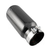 PPE 4in to 5in Black TiCN 304 Stainless Steel Exhaust Tip 11in Long For GM Ford Ram Diesel