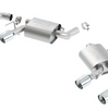 Borla ATAK Axle-Back Exhaust w/ Chrome Tips For 16-24 Chevy Camaro 6.2L SS w/NPP