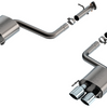 Borla S-Type 2.5" Axle-Back Exhaust 4" Chrome Tips For 15-24 Lexus RC F/IS 500