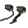 Morimoto 2Banger HXB Wide Yellow A-Pillar Light Kit For 2005-2015 Toyota Tacoma
