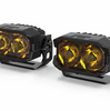 Morimoto 2Banger NCS Combo Yellow A-Pillar Light Kit For 2019-2025 Ram 2500/3500 HD