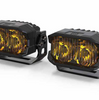 Morimoto 2Banger HXB Combo Yellow A-Pillar Light Kit For 2019-2025 GMC Sierra 1500