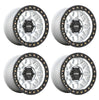(4) 17x9 KMC KM549 GRS Machined Satin Black Wheels 6X135 +0MM For 2004-2026 Ford F-150