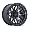 (4) 20x9 Fuel Surge Black/Grey Wheels 8X170 +1MM Offset For 1999-2027 Ford F-250/F-350 SRW