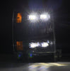 AlphaRex NOVA-Series LED Projector Headlights Alpha Black W/ Activation Light & Sequential Signal & Switchback & DRL For 2014-2015 Chevrolet Silverado 1500