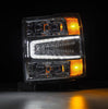 AlphaRex NOVA-Series LED Projector Headlights Chrome W/ Activation Light & Sequential Signal For 2004-2015 Chevrolet Silverado 1500