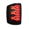 AlphaRex LUXX-Series LED Tail Lights Black W/ Activation Light & Sequential Signal For 2014-2018 Chevrolet Silverado 1500