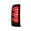 AlphaRex LUXX-Series LED Tail Lights Black W/ Activation Light & Sequential Signal For 2014-2018 GMC Sierra 1500 2500HD 3500HD