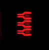 AlphaRex LUXX-Series LED Tail Lights Black Red W/ Activation Light & Sequential Signal For 2014-2018 GMC Sierra 1500 2500HD 3500HD