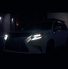 AlphaRex NOVA-Series LED Projector Headlights Alpha Black W/ Activation Light & Sequential Signal For 2014-2019 Lexus GX460