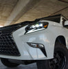 AlphaRex NOVA-Series LED Projector Headlights Black W/ Activation Light & Sequential Signal For 2014-2019 Lexus GX460