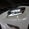 AlphaRex NOVA-Series LED Projector Headlights Black W/ Activation Light & Sequential Signal For 2014-2019 Lexus GX460