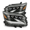 AlphaRex NOVA-Series LED Projector Headlights Black W/ Activation Light & Sequential Signal For 2014-2019 Lexus GX460