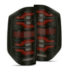 AlphaRex LUXX-Series LED Tail Lights Black Red W/ Activation Light & Sequential Signal For 2014-2021 Toyota Tundra