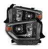 AlphaRex LUXX-Series LED Projector Headlights Alpha Black W/ Activation Light & Sequential Signal & DRL For 2014-2021 Toyota Tundra