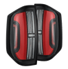 AlphaRex NOVA-Series LED Tail Lights Black Red For 2014-2021 Toyota Tundra