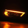 AlphaRex LUXX-Series LED Projector Headlights Black W/ Activation Light & Sequential Signal & DRL For 2014-2022 Toyota 4Runner