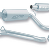 Borla S-Type Cat-Back Single Exit Exhaust w/ 4" Chrome Tips For 04-09 Mazda 3