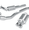 Borla ATAK Cat-Back Exhaust w/ 3.5" Chrome Tips For 2009-2016 Audi A4 2.0L