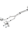 Borla ATAK 3" Cat-Back Exhaust w/ 4" Tips For 17-24 Chevrolet Camaro ZL1 6.2L V8