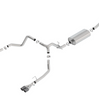 Borla Touring Cat-Back Exhaust 3.5" Carbon Tips For 19-25 GMC/Chevrolet 1500 5.3L