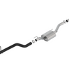 Borla ATAK CatBack Exhaust Black Turn Down 2.75" Tip For 20-25 Jeep Gladiator JT