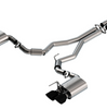 Borla ATAK 3'' CatBack Exhaust w/ Blk Chrome Tips For 20-22 Ford Mustang Shelby GT500