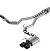 Borla ATAK 3" Cat-Back Exhaust Carbon Fiber Tips 20-22 Ford Mustang GT500 5.2L