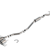 Borla ATAK Cat-Back Exhaust w/ 4" Center Black Tips For 23-25 Honda Civic Type R