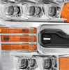 AlphaRex NOVA-Series LED Projector Headlights Chrome W/ Activation Light & Sequential Signal For 2017-2020 Ford F150 Raptor