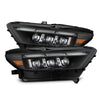 AlphaRex NOVA-Series LED Projector Headlights Black W/ Activation Light & Sequential Signal & Switchback & DRL For 2015-2017 Ford Mustang