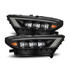 AlphaRex NOVA-Series LED Projector Headlights Black W/ Activation Light & Sequential Signal For 2015-2017 Ford Mustang