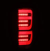 AlphaRex LUXX-Series LED Tail Lights Black Red For 2015-2020 Ford F-150 (Not For Blind Spot Sensor Models)