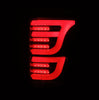 AlphaRex LUXX-Series LED Tail Lights Black Red For 2015-2020 Ford F-150 (Not For Blind Spot Sensor Models)