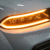 AlphaRex NOVA-Series LED Projector Headlights Alpha Black W/ Activation Light & Sequential Signal & Switchback & DRL For 2015-2023 Dodge Charger