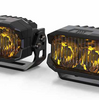 Morimoto 2Banger NCS Spot Yellow A-Pillar Lights For 2020-2025 GM Silverado 2500/3500