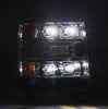 AlphaRex NOVA-Series LED Projector Headlights Chrome W/ Activation Light & Sequential Signal & DRL For 2016-2018 Chevrolet Silverado 1500