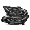 AlphaRex NOVA-Series LED Projector Headlights Black W/ Activation Light & Sequential Signal For 2016-2021 Honda Civic