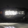 AlphaRex LUXX-Series Crystal LED Headlights Black For 2016-2023 Toyota Tacoma